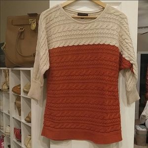 EUC color block banana republic sweater size M🌸